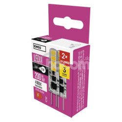 LED iarovka Classic JC / G4 / 1,9 W (21 W) / 200 lm / neutrlna biela 2ks ZQ8621.2