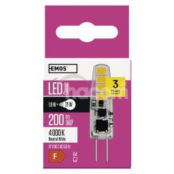 LED iarovka Classic JC / G4 / 1,9 W (21 W) / 200 lm / neutrlna biela ZQ8621