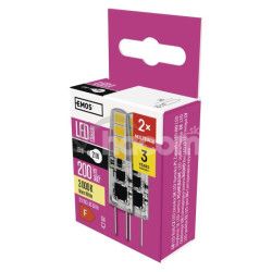 LED iarovka Classic JC / G4 / 1,9 W (21 W) / 200 lm / tepl biela 2ks ZQ8620.2