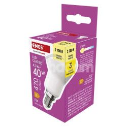 LED iarovka Classic R50 / E14 / 4,2 W (40 W) / 470 lm / Tepl biela ZQ7E21