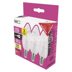 LED iarovka Classic svieka / E14 / 5 W (40 W) / 470 lm / tepl biela 3ks ZQ3220.3