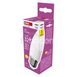 LED iarovka Classic svieka / E27 / 2,6 W (32 W) / 350 lm / neutrlna biela ZQ4D13