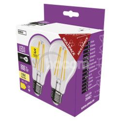 LED iarovka Filament A60 / E27 / 5,9 W (60 W) / 806 lm / tepl biela 2ks ZF5140.2