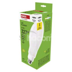 LED iarovka Filament ED90 / E27 / 36 W (327 W) / 6 000 lm / neutrlna biela ZF5751
