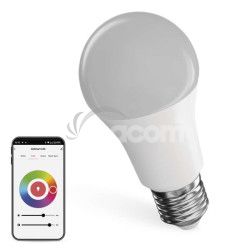 LED iarovka GoSmart A60 / E27 / 11 W (75 W) / 1 050 lm / RGB / stmievaten / WiFi ZQW515R
