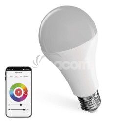 LED iarovka GoSmart A65 / E27 / 14 W (94 W) / 1 400 lm / RGB / stmievaten / WiFi ZQW516R