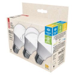LED iarovka True Light A60 / E27 / 7,2 W (60 W) / 806 lm / neutrlna biela 3ks ZQ5145.3