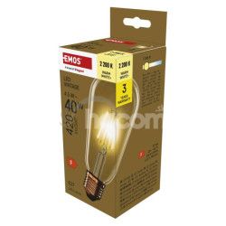 LED iarovka Vintage ST64 / E27 / 4,5 W (40 W) / 420 lm / Tepl biela Z57032