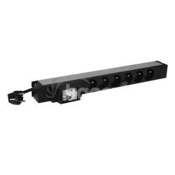 Legrand PDU NAPJAC BLOK 6X 230V + PRDOV CHRNI