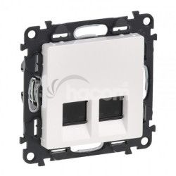 Legrand VALENA LIFE ZSUVKA 2X RJ45 CAT.6 STP BIELA