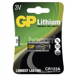 Lithiov baterie GP CR123A - 1ks 1022000111