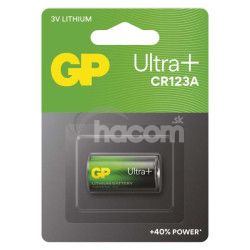 L�tiov� bat�ria GP Ultra Plus CR123A, 1 ks B1501