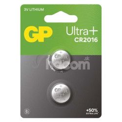 L�tiov� gomb�kov� bat�ria GP Ultra plus CR2016, 2 ks 2ks B15163UP