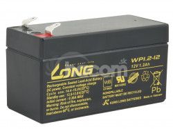LONG batria 12V 1,2Ah F1 (WP1.2-12) PBLO-12V001,2-F1A