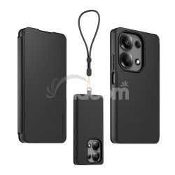 Made for Xiaomi Book Puzdro s Ptkom pre Xiaomi Redmi Note 13 Pro 4G Black 3662515058203