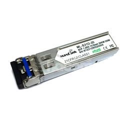 MaxLink 1.25G SFP optick modul, SM, 1310nm, 20km, 2x LC konektor, DDM ML-S31D-20