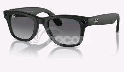 Meta Ray-Ban Wayfarer, AI brle, Matte Black, Polarized Gradient Graphite RW4006 601ST3 50