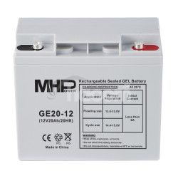 MHPower GE20-12 Glov akumultor 12V/20Ah, Terminl T1 - M5, Deep Cycle GE20-12