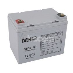 MHPower GE33-12 Glov akumultor 12V/33Ah, Terminl T2 - M6, Deep Cycle GE33-12