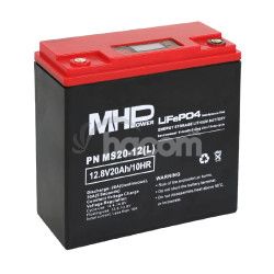 MHPower MS20-12(L) Litium bat�ria LiFePO4 12V/20A MS20-12(L)