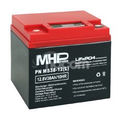MHPower MS38-12(L) Litium bat�ria LiFePO4 12V/38A MS38-12(L)