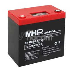 MHPower MS50-12(L) Litium bat�ria LiFePO4 12V/50A MS50-12(L)