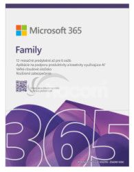 Microsoft 365 Family FY25H2 Mac/Win, 1 Rok, SK EP2-32390