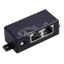 MikroTik pasvne PoE adaptr s LED, jack 2,1 / 5,5 mm, Gigabitov verzia POE-BOX1-G