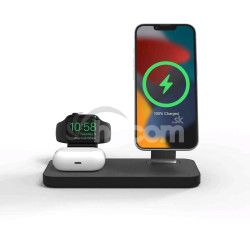 Mophie Snap+ 3v1 bezdr. nabjac stojan - ierna 401309756