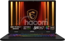 MSI Crosshair/A16 HX D8WGKG-021SK/R7-8840HX/16"/2560x1600/32GB/1TB/RTX 5070/W11H/Gray/2R 9S7-15PL21-021