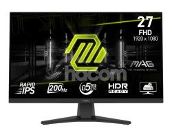MSI MAG/272F/27"/IPS/FHD/200Hz/0,5ms/Black/2R MAG 272F