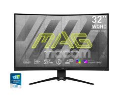 MSI MAG/325CQRXF/31,5"/VA/QHD/240Hz/1ms/Black/3R MAG 325CQRXF