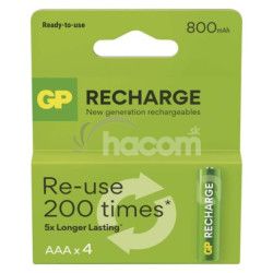 Nabjacia batria GP Recharge 800 AAA (HR03) 4 ks 4ks