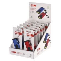 Nab�jacia mini LED baterka - pr�vesok na k���e, 100 lm, 12 ks, display box 12ks P4724