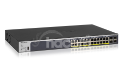 NETGEAR 24-Port Gigabit PoE+ (380W) SmartManaged Pre Switch with 4 SFP Ports GS728TPP-200EUS