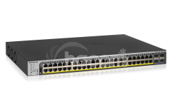 NETGEAR 48xGB PoE+ Smart Pro Switch, 4 SFP, GS752TPP GS752TPP-300EUS