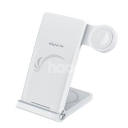 Nillkin PowerTrio 3v1 Bezdr�tov� Nab�ja�ka pre Apple Watch White (MFI) 6902048256958