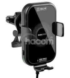 OBAL:ME GravCharger Bezdr�tov� Nab�jac� Dr�iak do Auta 15W Black 8596311256028