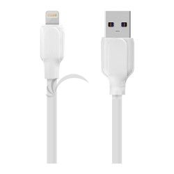 OBAL:ME Simple USB-A/Lightning Kabel 1m White 8596311223624