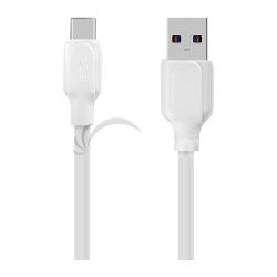 OBAL:ME Simple USB-A/USB-C Kabel 1m White 8596311223617