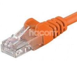 Kbel Patch UTP RJ45-RJ45 level 5e 0.5m, oranov sputp005E