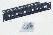 Patch panel 10 "10portov MODULRNY 1U RAB-PP-X03-C1