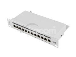 PATCH PANEL 12PORT 1U 10?? CAT.6 FTP TENEN� �ED�  PPF6-9012-S