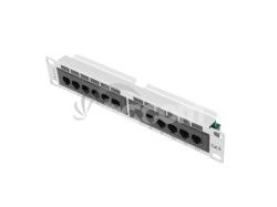PATCH PANEL 12PORT 1U 10" CAT.6 UTP �ED� LANBERG PPU6-9012-S
