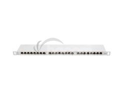 PATCH PANEL 24 PORTOV 0,5U 19" CAT.6 FTP TIENEN� � PPS6-0024-S