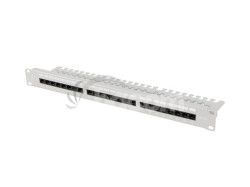PATCH PANEL 24 PORTOV 1U 19" CAT.6A UTP S POLICIOU � PPUA-1124-S