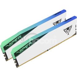 Patriot Viper Elite 5/DDR5/32GB/6200MHz/CL42/2x16GB/RGB/White PVER532G62C42KW