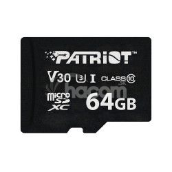 Patriot VX V30 U3/Micro SDXC/64GB/UHS-I U3 / Class 10 PSF64GVX31MCX