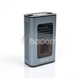 Platinet 3v1 Powerbanka 4000 mAh, digit�lny vreckov� kompresor 10 BAR, LED svietidlo, strieborn� PLAPTC22