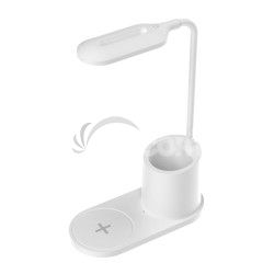 Platinet PDL1930W stoln LED lampa 3W stmievaten, bezdrtov nabjanie, biela PLADLL1930BL